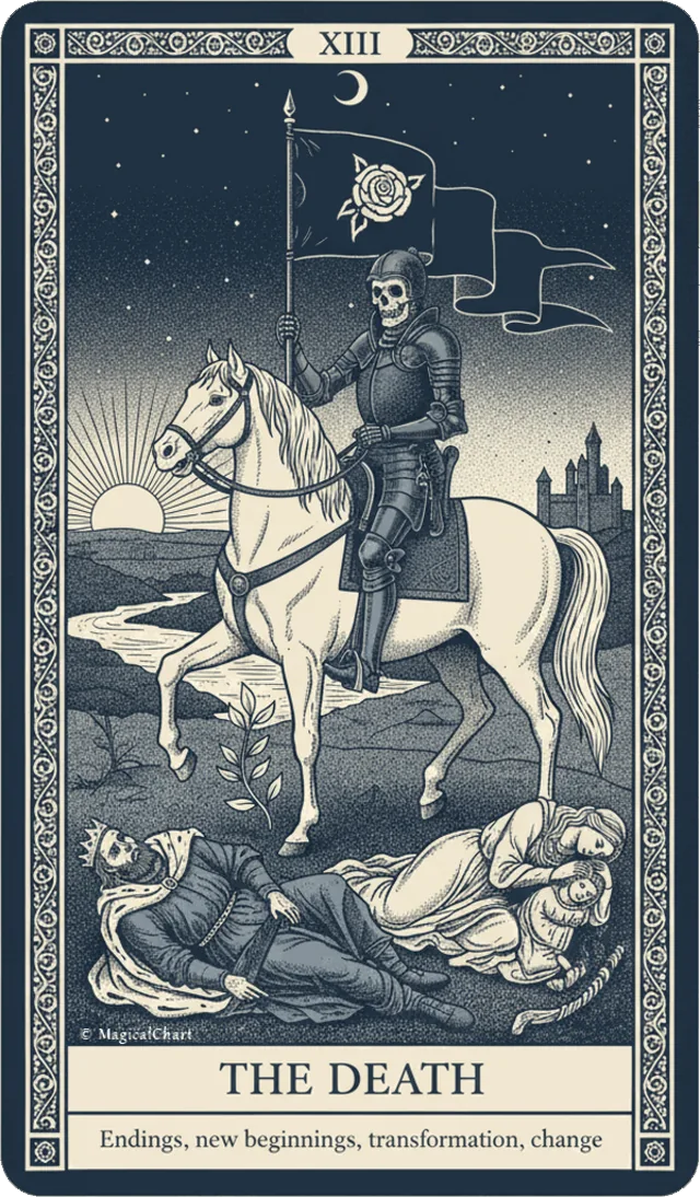 The Death tarot card