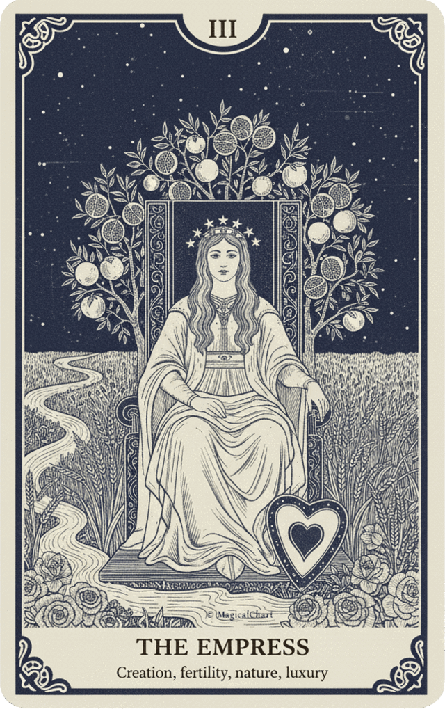 The Empress tarot card