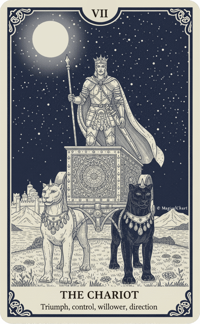 The Chariot tarot card