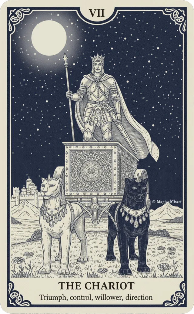 The Chariot tarot card
