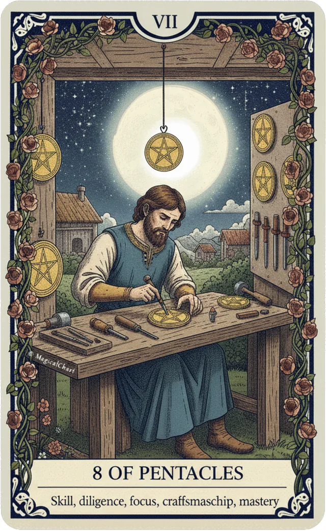 Eight of Pentacles