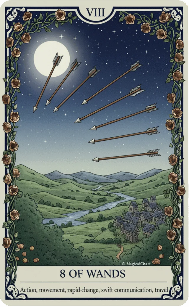 Eight of Wands