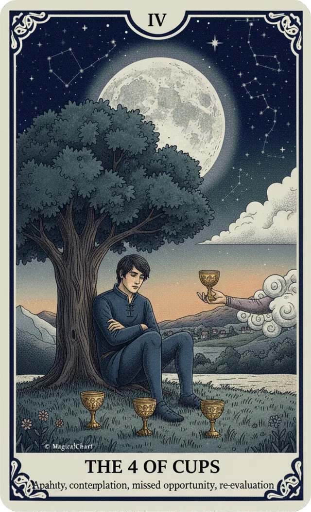 Four of Cups