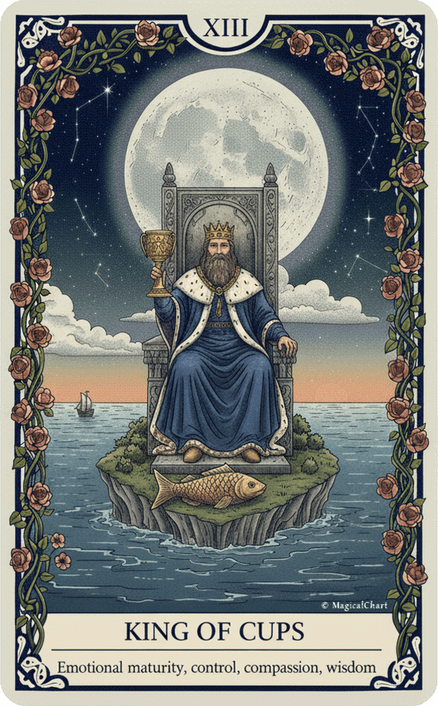 King of Cups tarot card