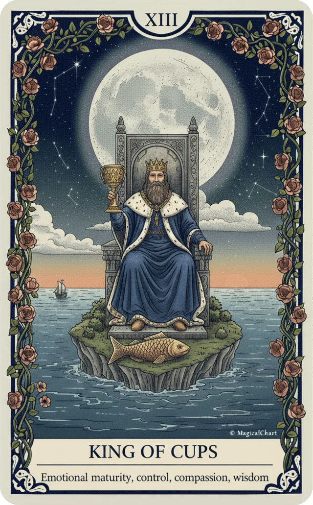 King of Cups tarot card