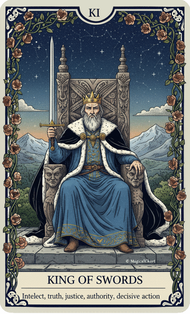 King of Swords tarot card
