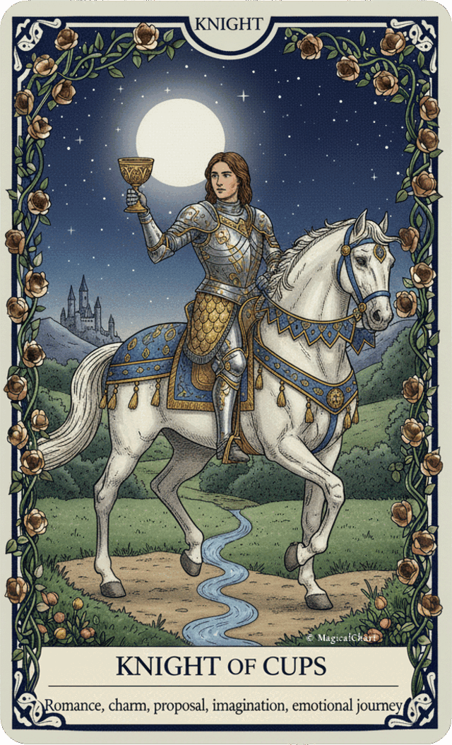 Knight of Cups tarot card