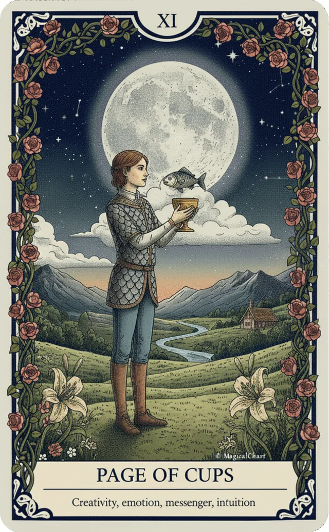Page of Cups