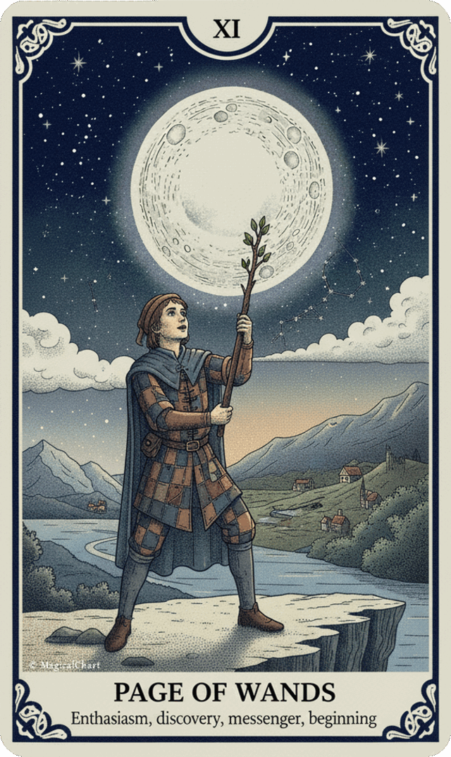 Page of Wands tarot card