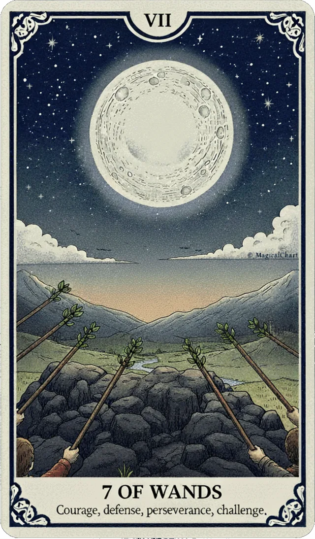 Seven of Wands