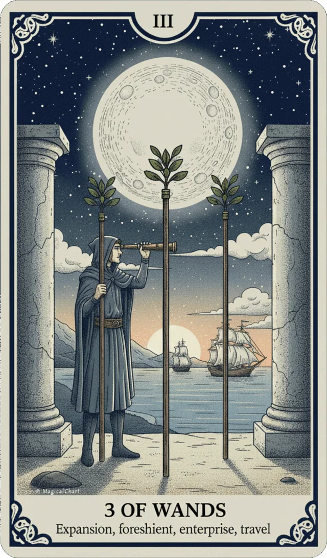 Three of Wands