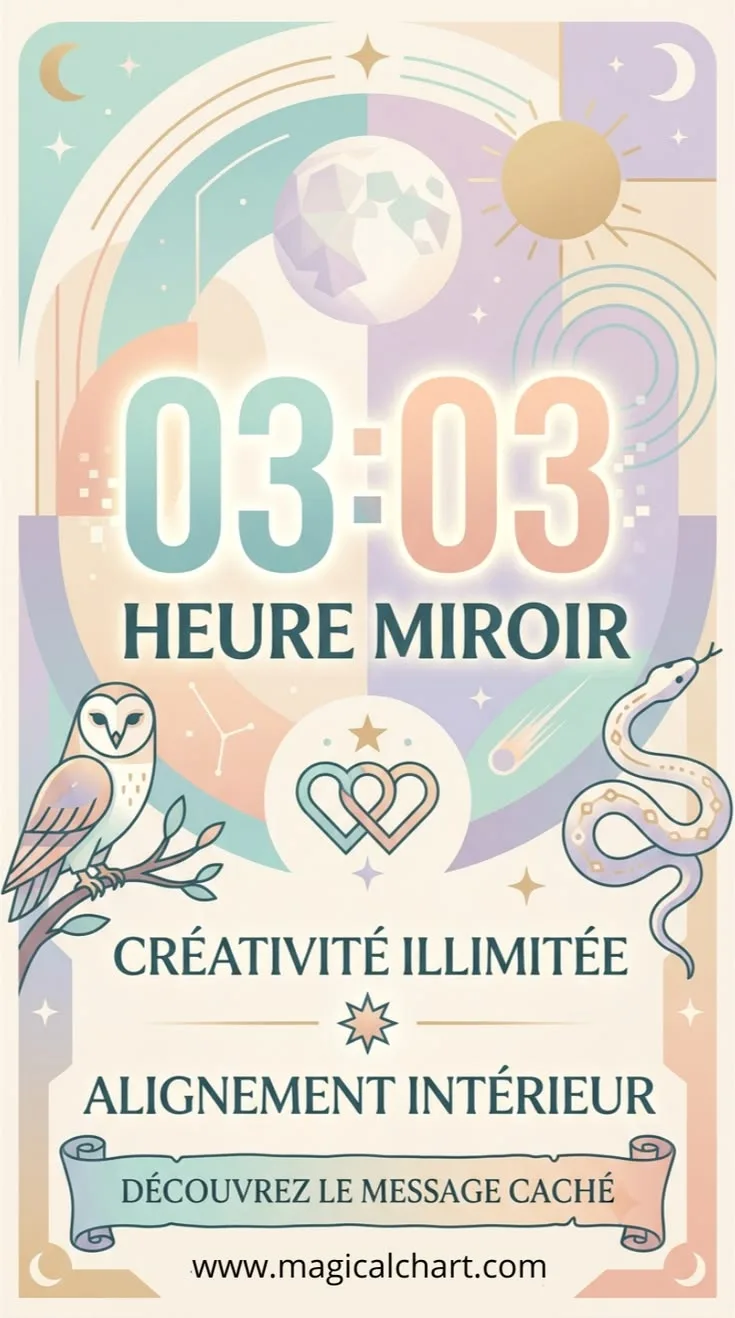 Heure miroir 03h03 — signification