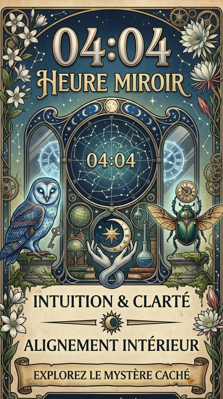 Heure miroir 04h04 — signification