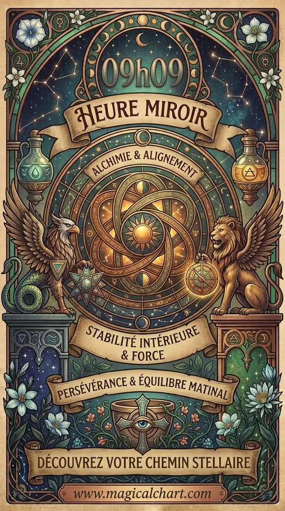 Heure miroir 09h09 — signification