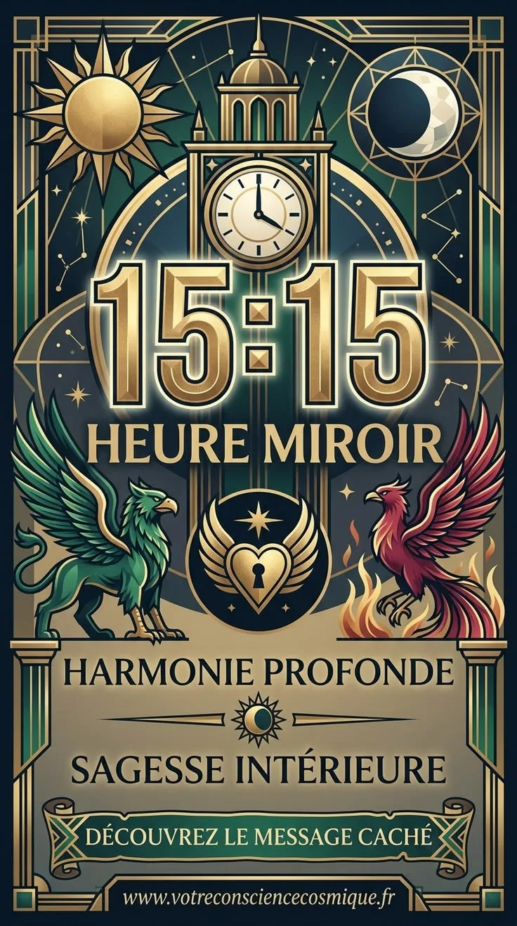 Heure miroir 15h15 — signification