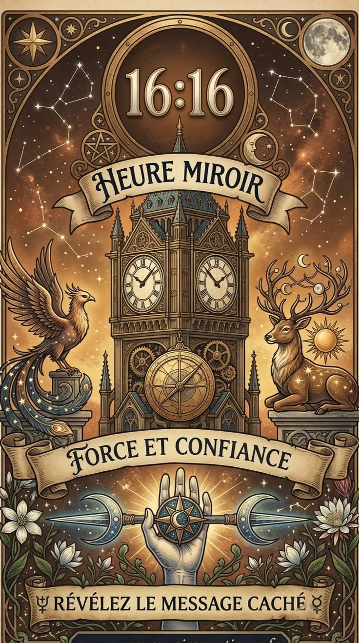 Heure miroir 16h16 — signification