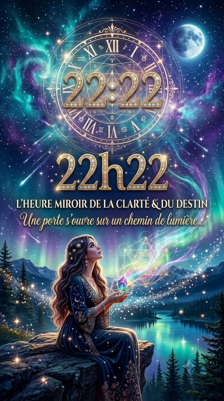 Heure miroir 22h22 — signification