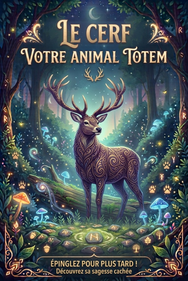 Le cerf, animal totem