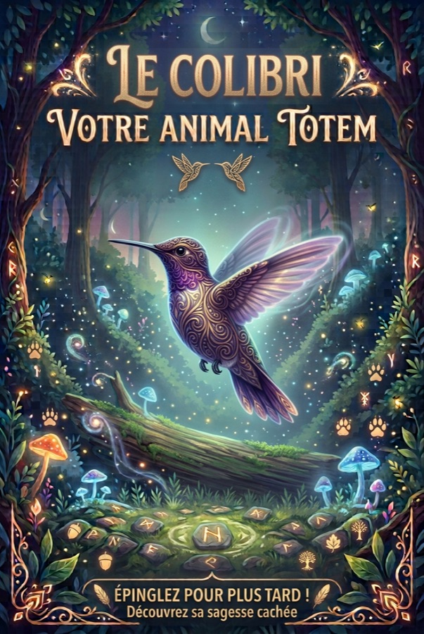 Le colibri, animal totem