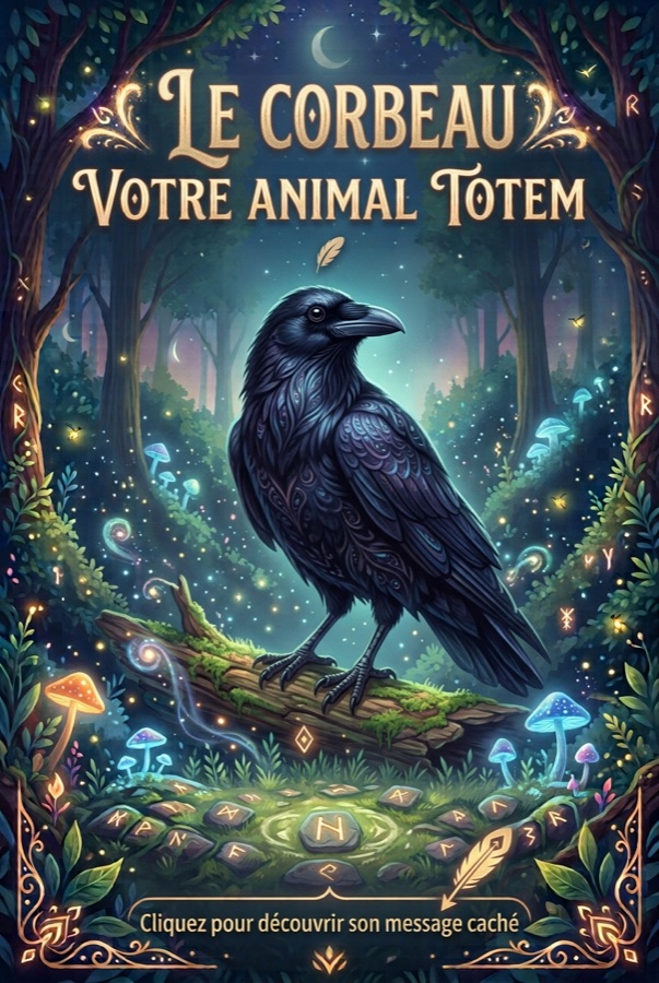 Le corbeau, animal totem