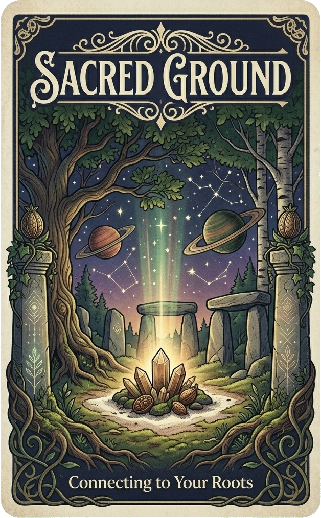 Sacred Ground oracle card