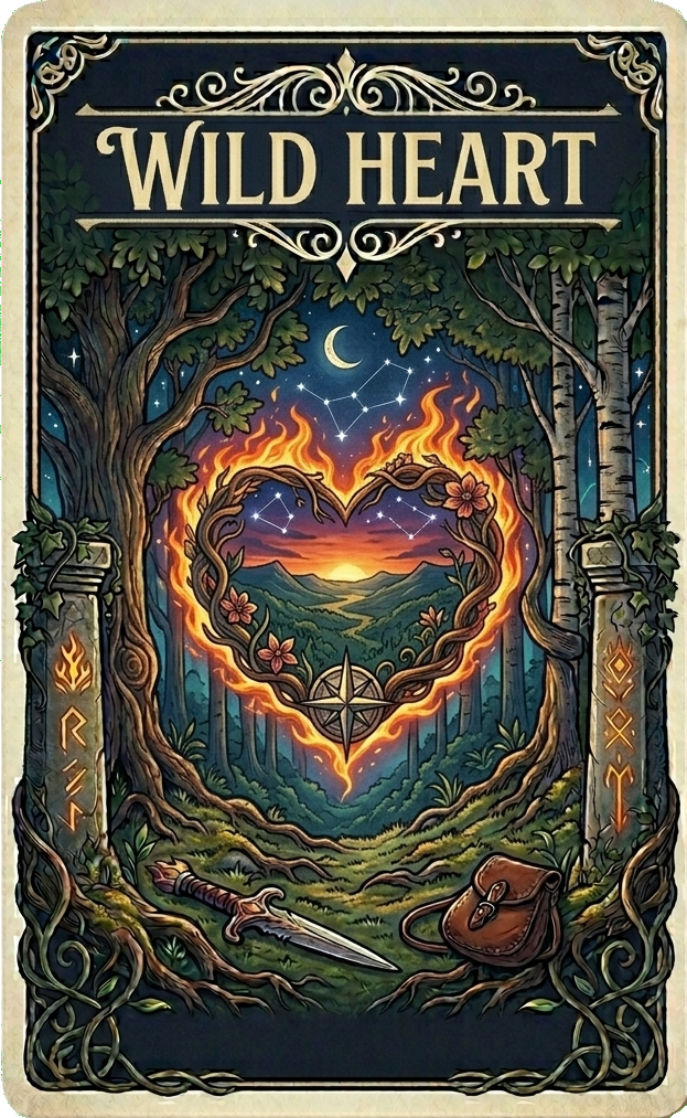 Wild Heart oracle card