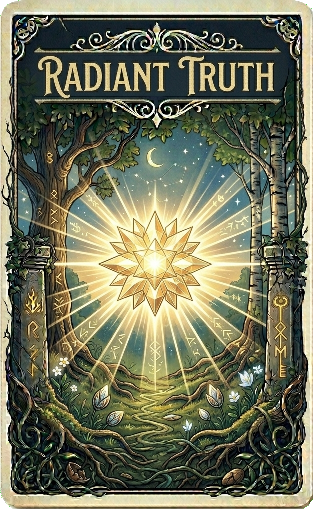 Radiant Truth oracle card