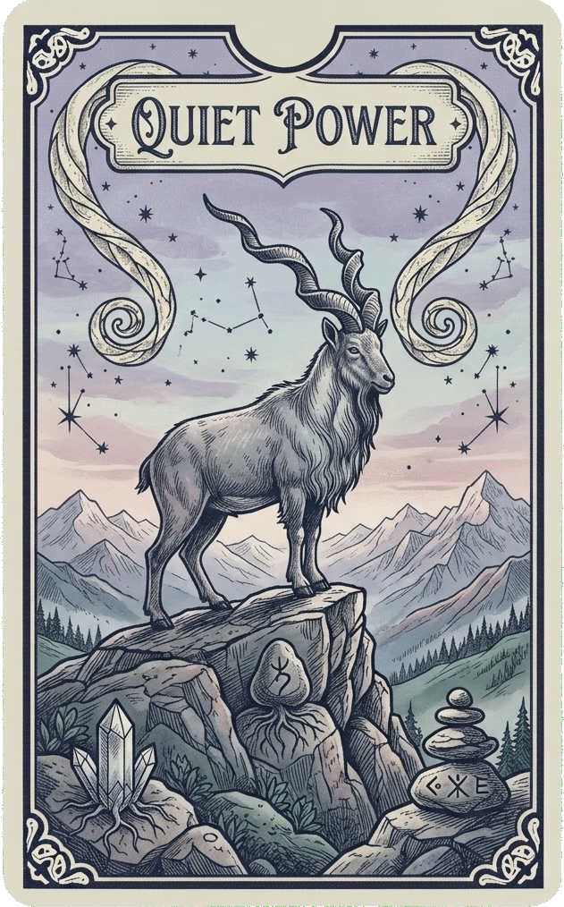 Quiet Power oracle card