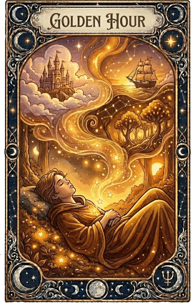 Carte oracle L'Heure Dorée