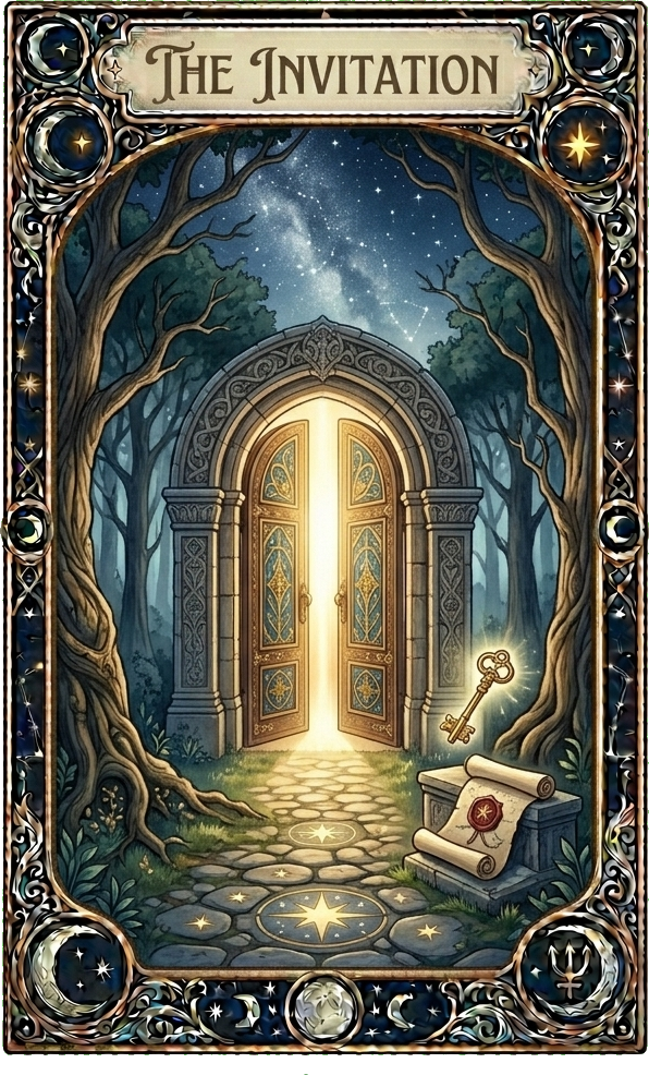 The Invitation oracle card