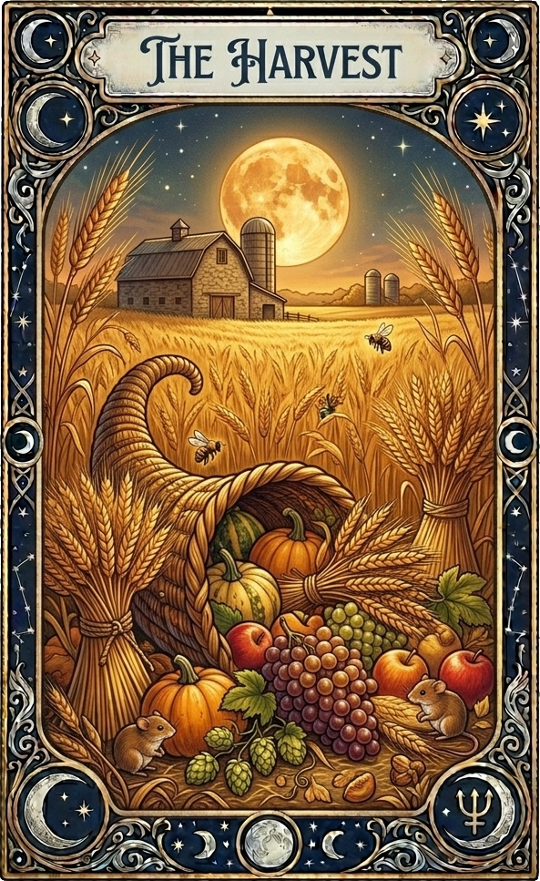 The Harvest oracle card