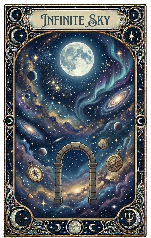 Infinite Sky oracle card